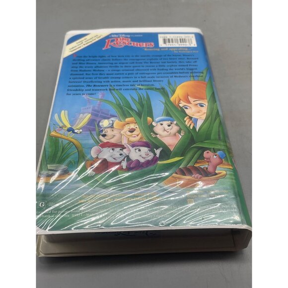 Walt Disney the Rescuers VHS tape diamond edition English vintage rated G READ - Picture 4 of 5